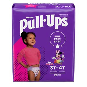 Kimberly-Clark Consumer Kimberly-Clark Pull-Ups Learning Design Training Pants  Pants, 3T-4T, Girls Jumbo Pack, 20/pk, 4 pk/cs