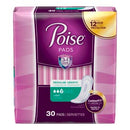 PAD POISE INCONTINENCE LIGHTABS REG 30/PK 4PK/CS