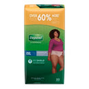 UNDERWEAR MAX ABS 2XL WOMENBLUSH 22/PK 2PK/CS