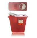 CONTAINER SHARPS 3GAL REDROTARY LID 10/CS