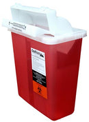 CONTAINER SHARPS 5QT REDMAILBOX LID 20/CS