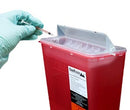 CONTAINER SHARPS 5QT REDHORIZONTAL DROP LID 20/CS