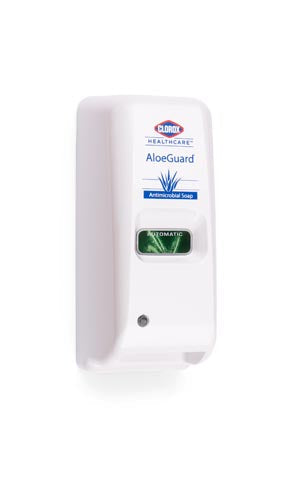Brand Buzz Clorox Dispenser  Clorox Aloe Guard Dispenser, Automatic, 800ml, 1/b