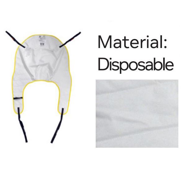 Joerns Hoyer Disposable Full Back Loop Sling  Large (10/Pack)
