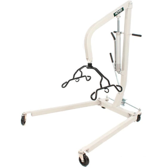 Joerns Hoyer HML400 Manual Patient Lift lowered cradlebar