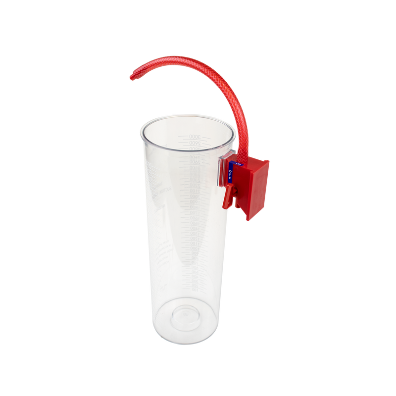 Dynarex Reusable Outer Suction Canister  3000cc - Wall Mount