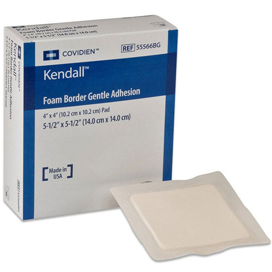 Kendall Gentle Border Foam Adhesion Dressings