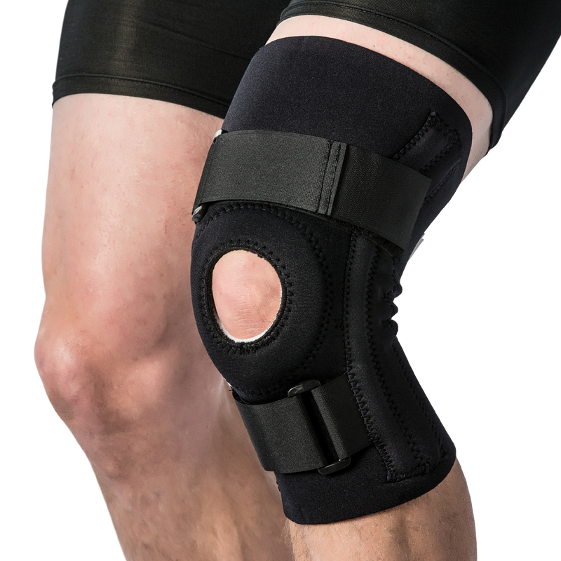 BRACE KNEE STANDARD XL 15-16BLK FULL ROM NEOPRENE