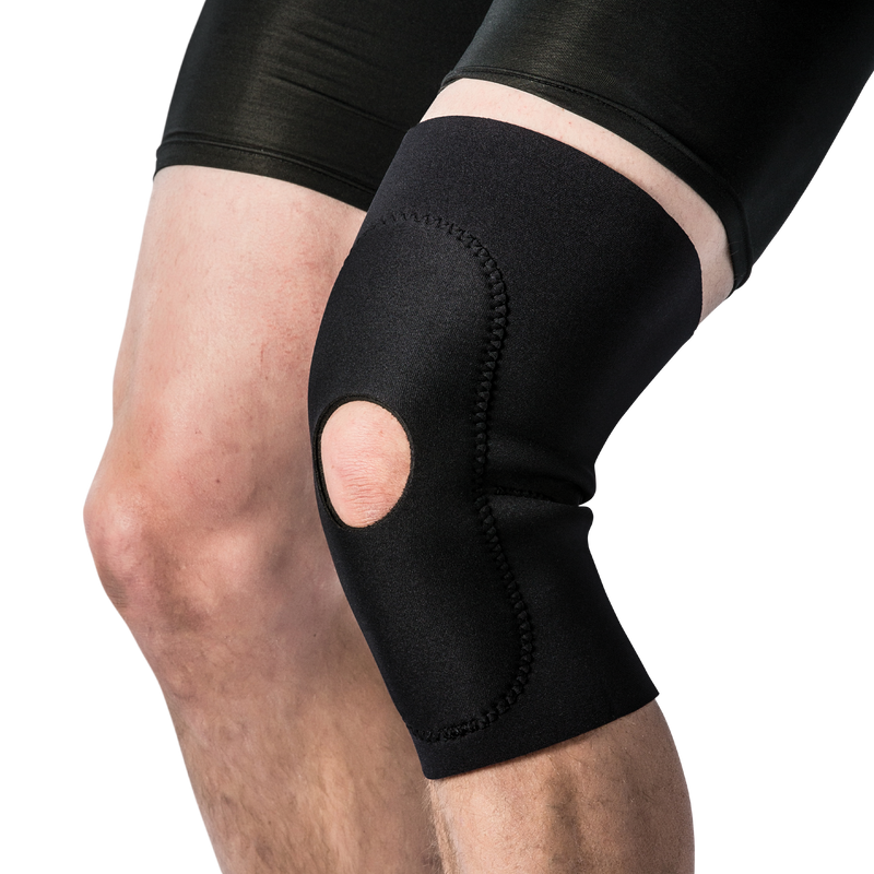 SLEEVE KNEE SUPPORT XL 15-16BLK OPEN PATELLA NEOPRENE