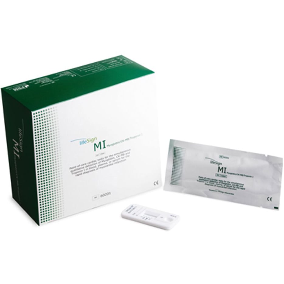LifeSign MI CK-MB/Myo/TnI Test Kit - 60201