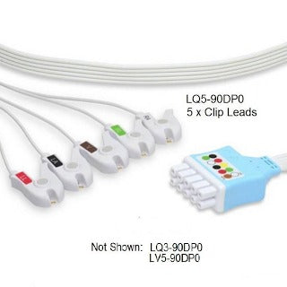 Marquette GE Disposable ECG Leads  5 Leads Clip for V2-V6 leads