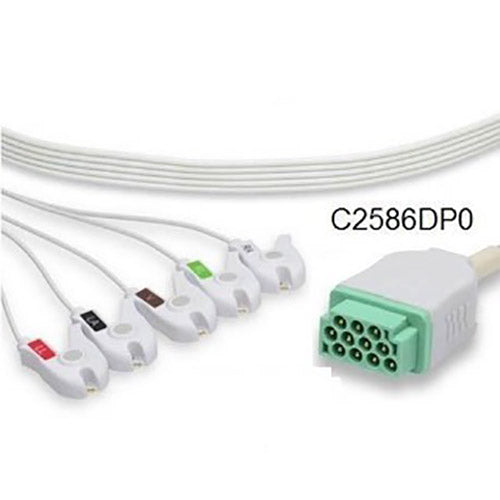 Marquette GE Disposable One Piece ECG Cable