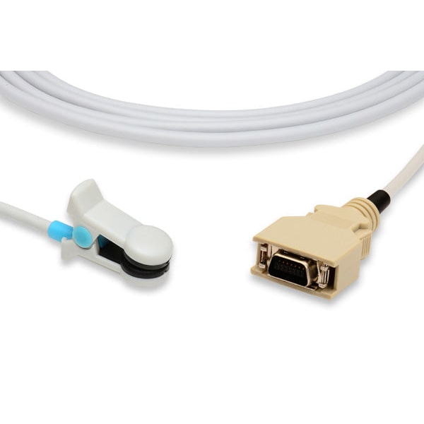 Masimo Direct-Connect SpO2 Sensor with 14-Pin Connector  Adult Ear Clip