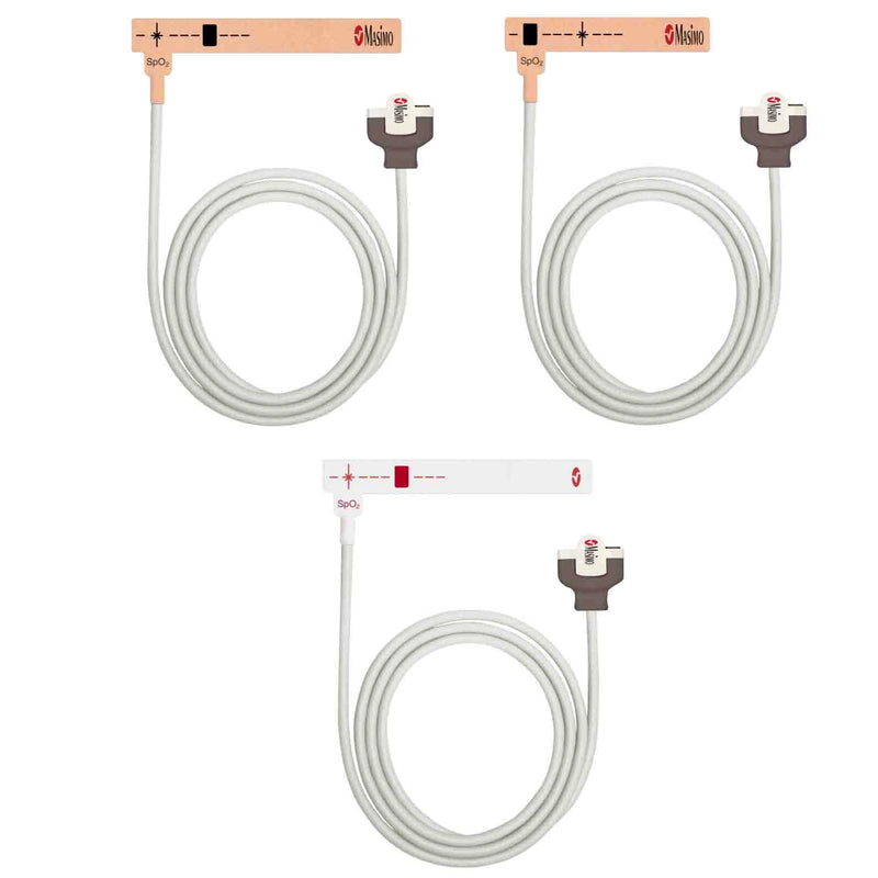 Masimo M-LNCS Sample Pack  Includes Three Sensors (Adult, Pediatric, Neonatal