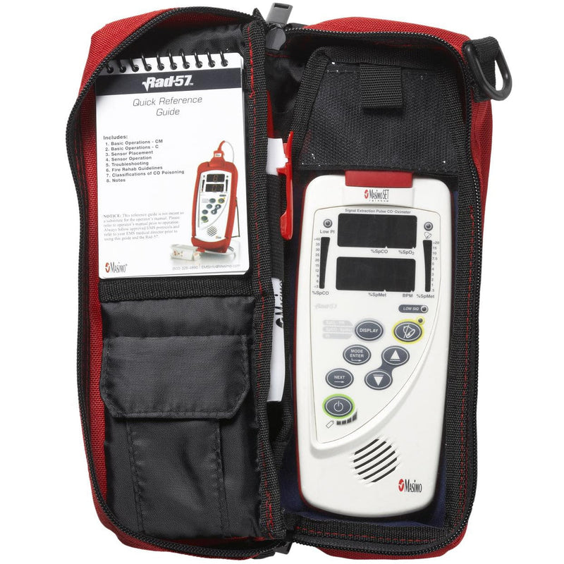 Masimo Oximeter Carrying Case  For Rad-5/5v/57 - Water Resistant Handheld Case -