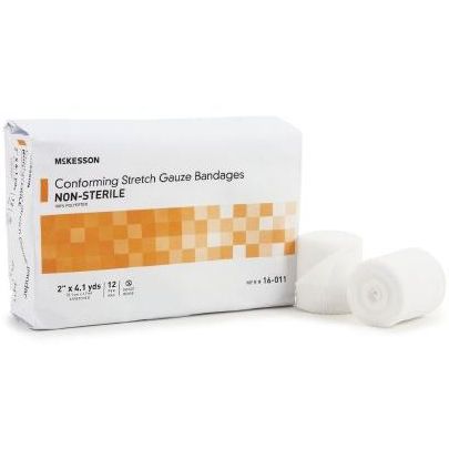 McKesson Conforming Stretch Gauze Bandage  Non-Sterile - 2" - Case (96 Rolls)