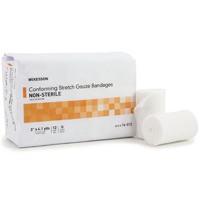 McKesson Conforming Stretch Gauze Bandage  Sterile - 6" - Roll