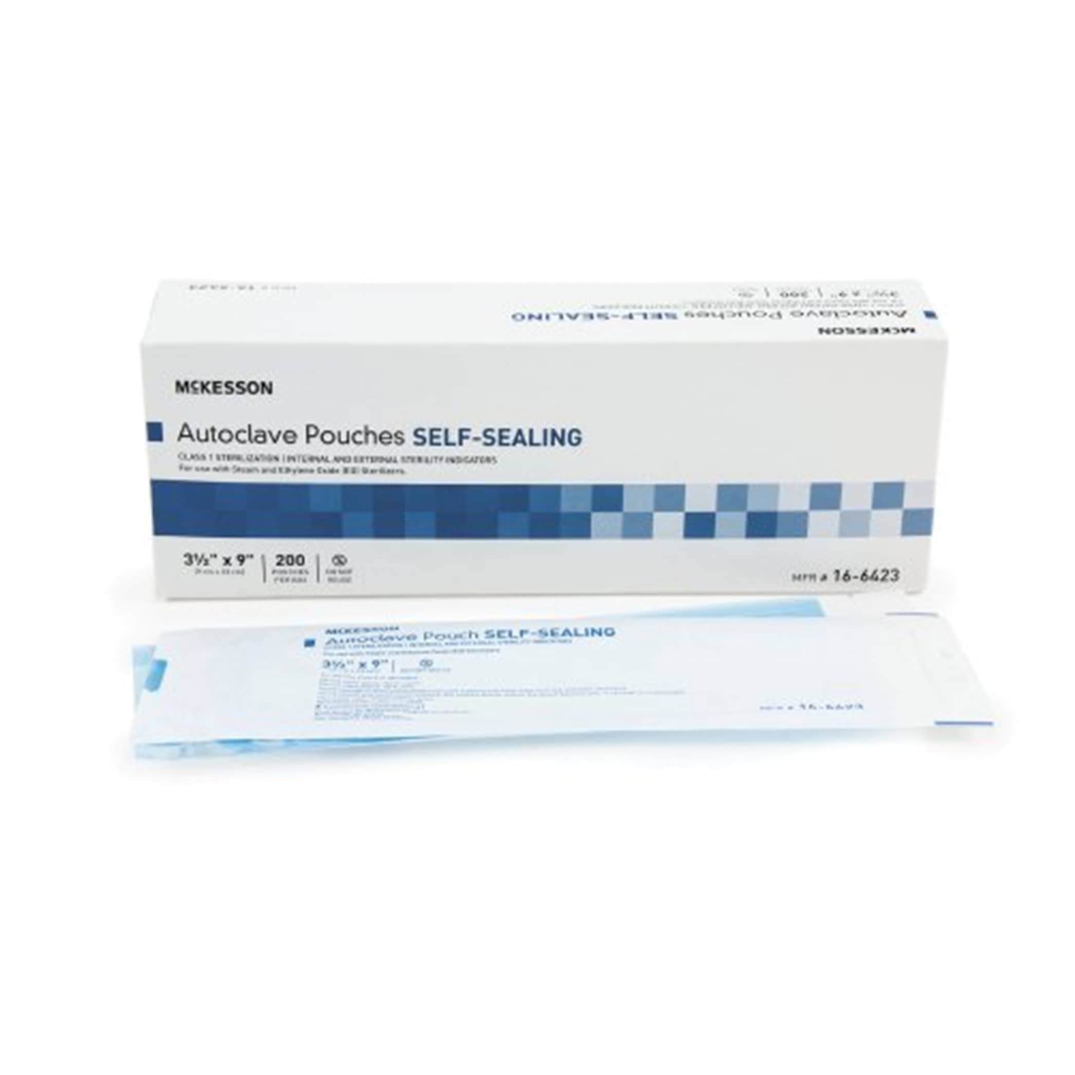 McKesson Self-Sealing Autoclave Pouch - 3.5 x 9 Inches