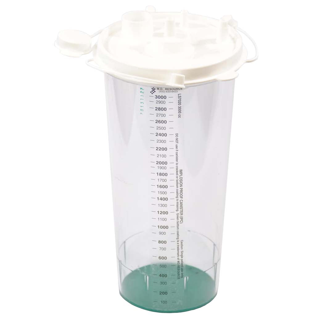 MD 3000cc Disposable Implosion Proof Canister