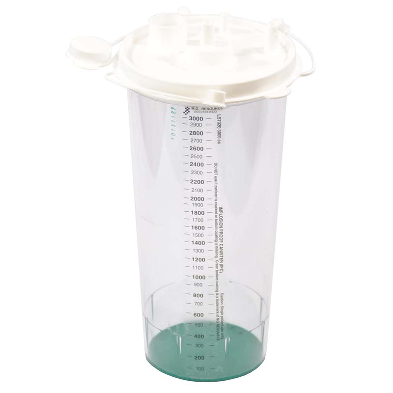 MD 3000cc Disposable Implosion Proof Canister
