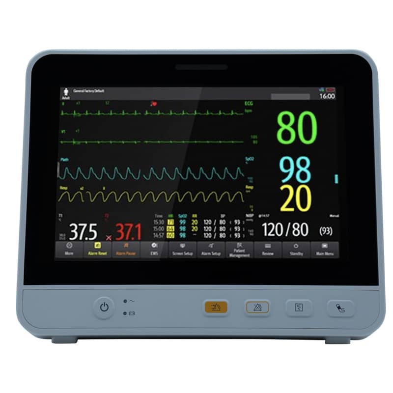 MDPro Guardian Plus Patient Monitor  with Masimo SpO2 and Sidestream CO2