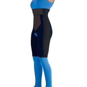 Medco Above Knee High Waist Compression Girdle  Black - XXL