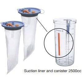 Medela 2500cc Outer Canister with Suction Liners