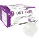 MediVena ONE-CARE Pen Needle (100/Box)  32 G x 5 mm (Brown)