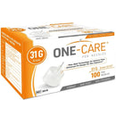 MediVena ONE-CARE Pen Needle (100/Box)  31 G x 8 mm (Orange)