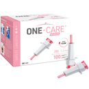 MediVena ONE-CARE PRO Safety Lancet (100/Box)  21 G x 2.8 mm, Orange