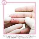 MediVena ONE-CARE Safety Lancets instructions - step 3