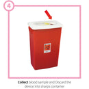MediVena ONE-CARE Safety Lancets instructions - step 4