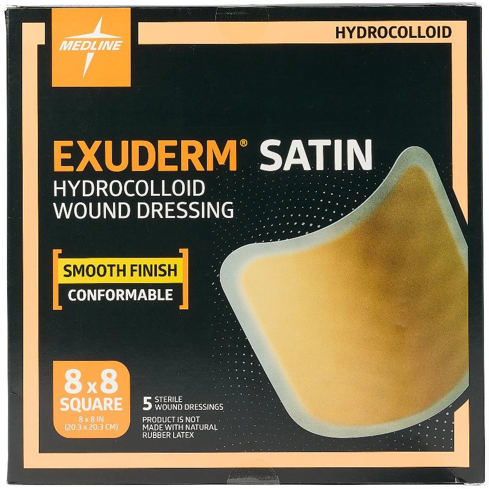 Medline Exuderm Satin Hydrocolloid Wound Dressing