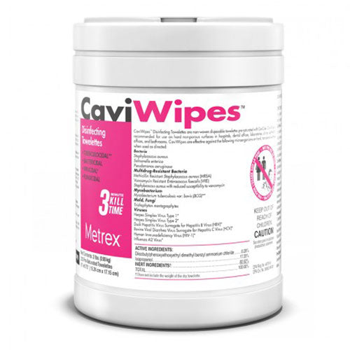 Metrex CaviWipes  220 Wipe Canister (12/Case)