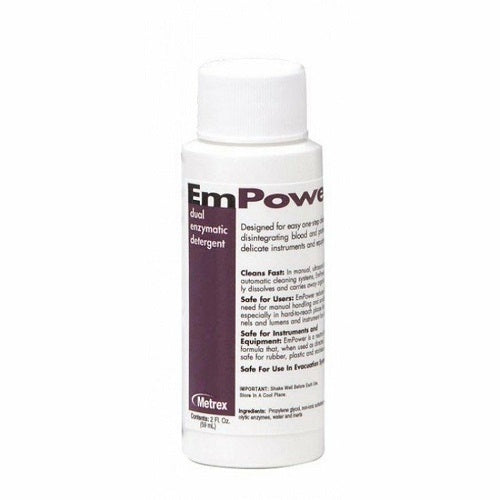 Metrex EmPower Dual-Enzymatic Detergent  2 oz Bottle (48/Case)