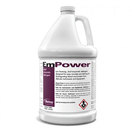 Metrex EmPower Dual-Enzymatic Detergent  Gallon (4/Case)