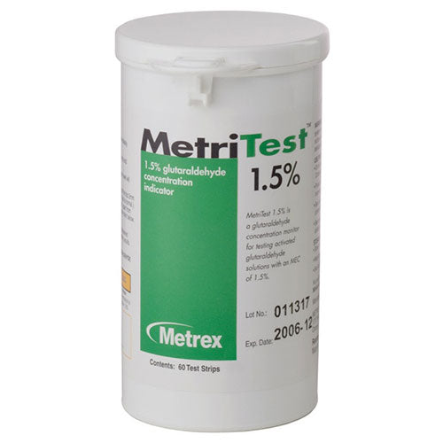 Metrex MetriTest Strips (2/Case)  1.5% Pad (for MetriCide)