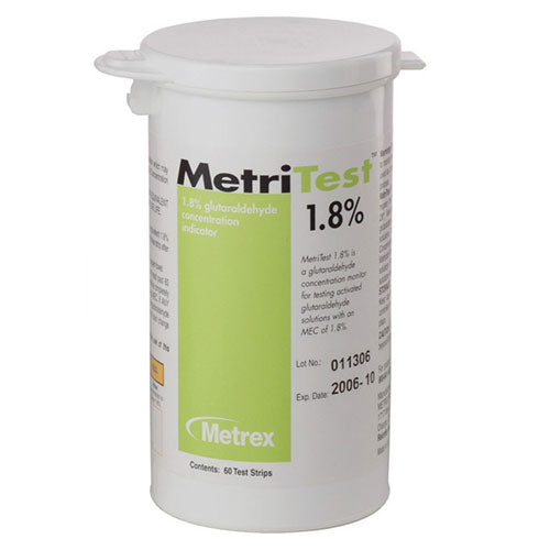 Metrex MetriTest Strips (2/Case)  1.8% Pad (for MetriCide28 and MetriCide Plus 30)
