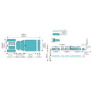 Mettler ME4800 8-Section Chiropractic Table 