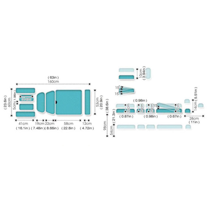 Mettler ME4800 8-Section Chiropractic Table 