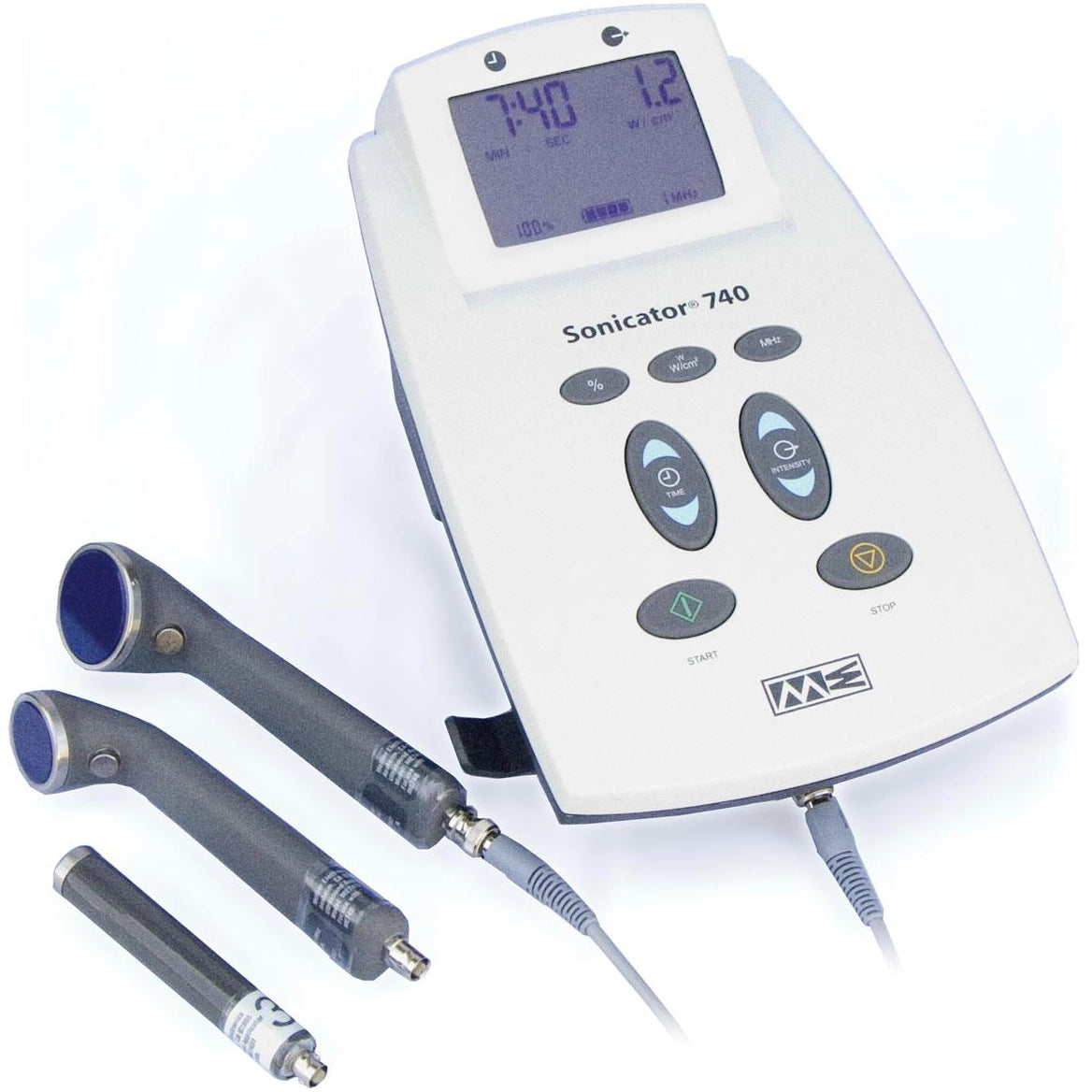 Mettler Sonicator 740x Therapeutic Ultrasound with Three Applicators