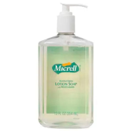MICRELL Antibacterial Lotion Soap Pump Bottle (12/Case)  12 fl oz