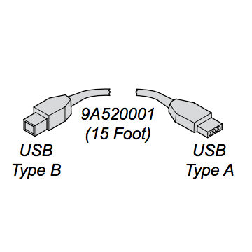 Midmark 15' USB A-B Cable