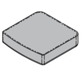 Midmark 224/225/626 Premium Thick Footrest Pad 