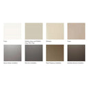 Midmark 6215 Care Exchange Rectangular Workstation Colors - Frost, Pebble Grey and Pebble Grey PVC-Free, Whisper, Fawn, Venus Silver (Metallic), Flat Iron (Metallic), Pearl Essence (Metallic), Earthen Bronze (Metallic)