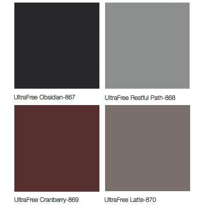 Midmark 646/647 Upholstery Top Colors - UltraFree Obsidian, UltraFree Restful Path, UltraFree Cranberry, UltraFree Latte