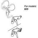 Midmark Articulating Knee Crutch Kit with Accessory Receiver 