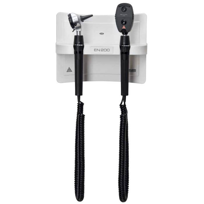 Midmark EN200 HEINE Diagnostic Wall Kit with BETA Instruments  BETA400 LED Otoscope, BETA200 LED Ophthalmoscope