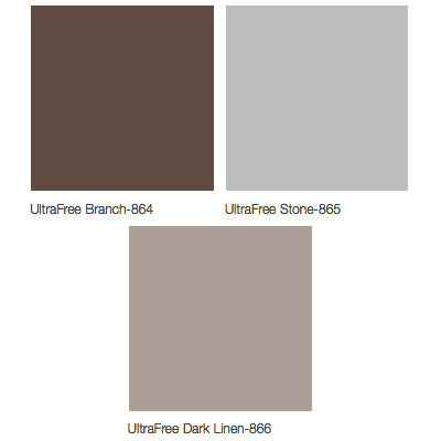 Midmark Fixed Armboard Colors - UltraFree Branch, UltraFree Stone, UltraFree Dark Linen