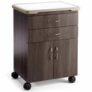Midmark M2 Mobile Treatment Cabinet with Soft Edge Bumper Top  3" Casters - Radiance (W)